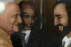 In Neu-Delhi mit dem indischen Präsidenten V.V. Giri (1987)
