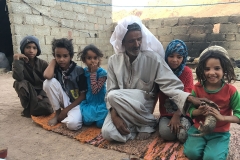 Brunnen und Dörfer in Sinai (Ägypten): eine Familie