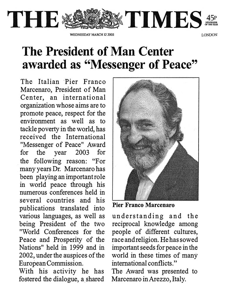 The Times, 12 March 2003